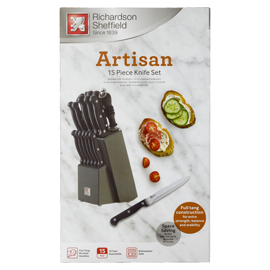 Kyocera Rond, 6-8 messen messenblok, kunststof, zwart, roestvrij staal, 11 x 11 x 22,5 cm Kyocera Rond, 6-8 messen messenblok, kunststof, zwart, roestvrij staal, 11 x 11 x 22,5 cm